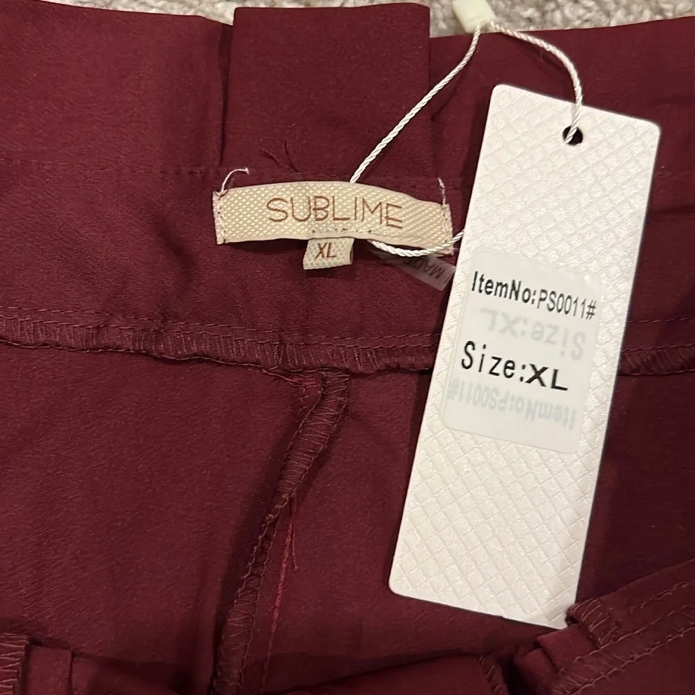 ANIMAL LINES PAPER BAG PANTS Sz XL - Picture 8 of 11